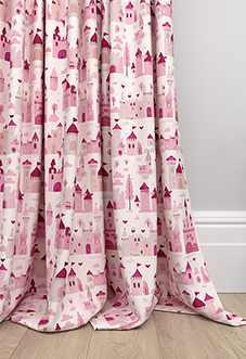 Magic Castle, Princess Pink - Made to Measure Curtains